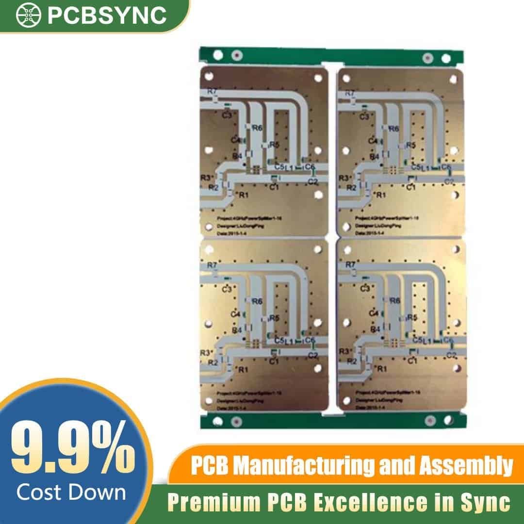 RO4003C 1.0mm 1oz Immersion Gold 4-Layer NFC Payment Terminal Board