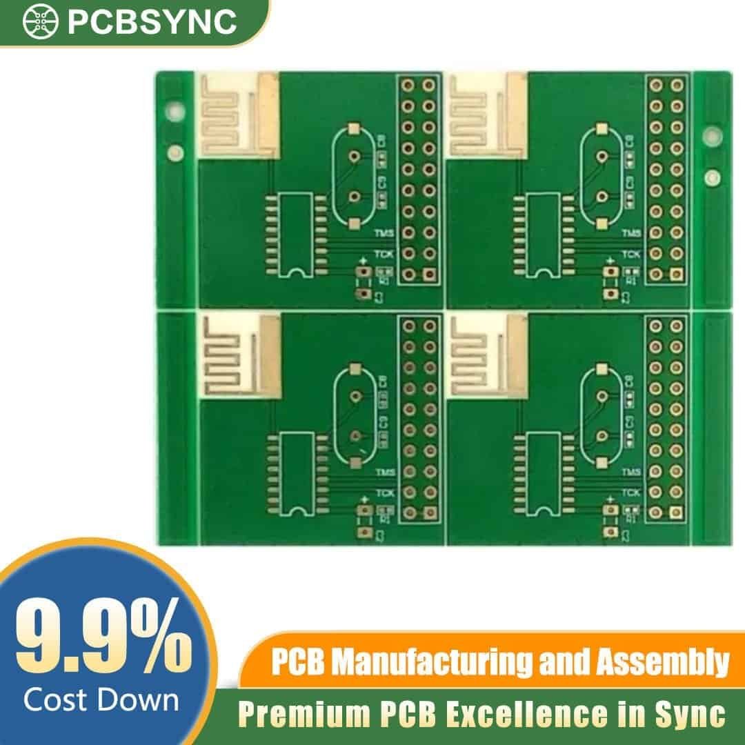 RO4003C 1.0mm 2oz 10u Gold 4-Layer Automotive GPS Antenna Board