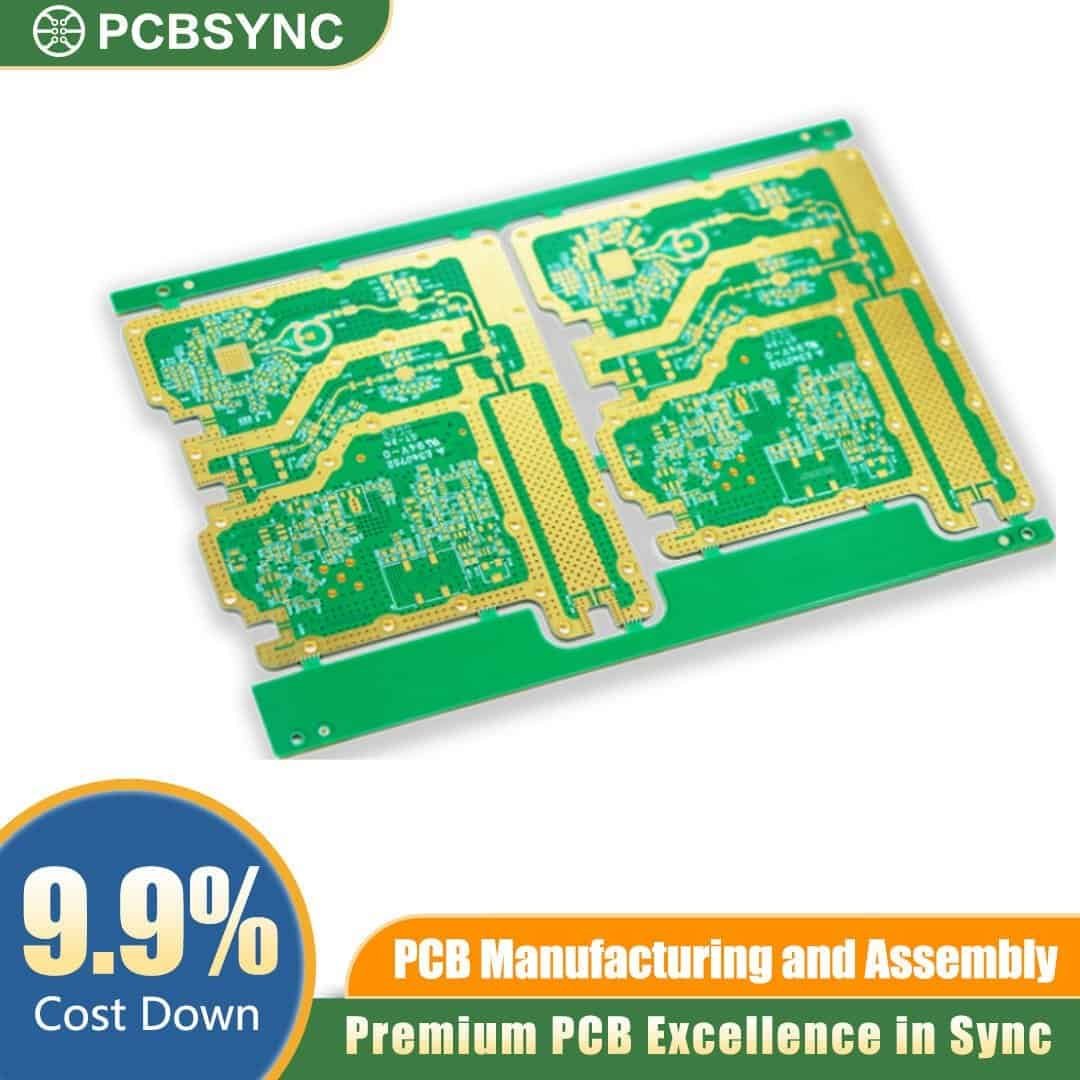 RO4003C 1.6mm 1oz ENIG 6-Layer Defibrillator High-Voltage Control PCB