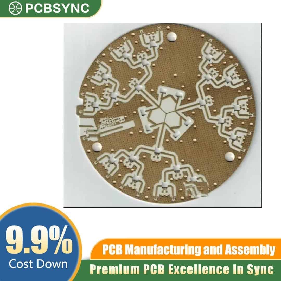 RO4003C 1.8mm 12oz ENIG 12-Layer Military Secure Data Link PCB