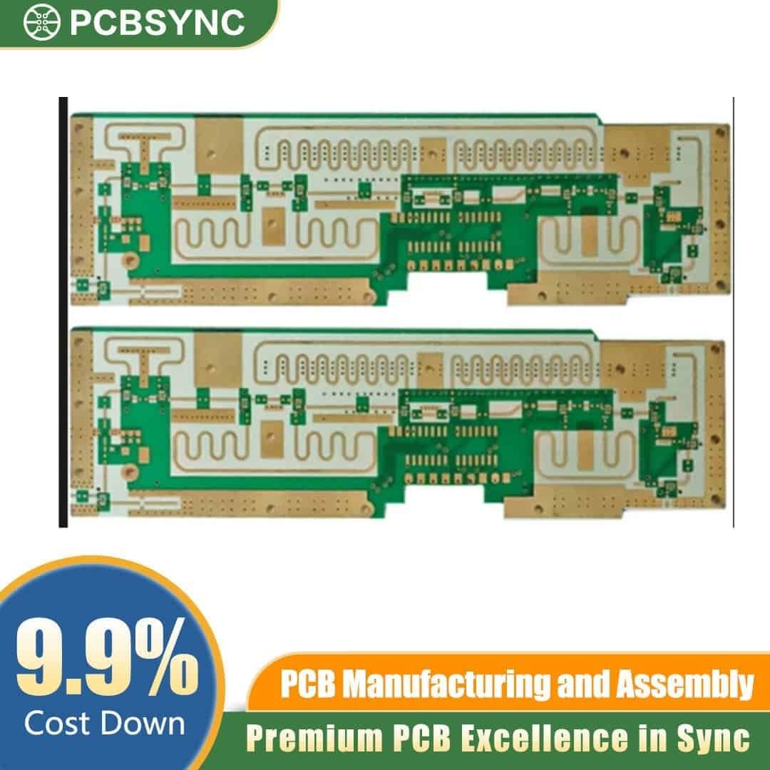 RO4003C 1.8mm 2oz Immersion Gold 10-Layer Medical Laser Control System Board