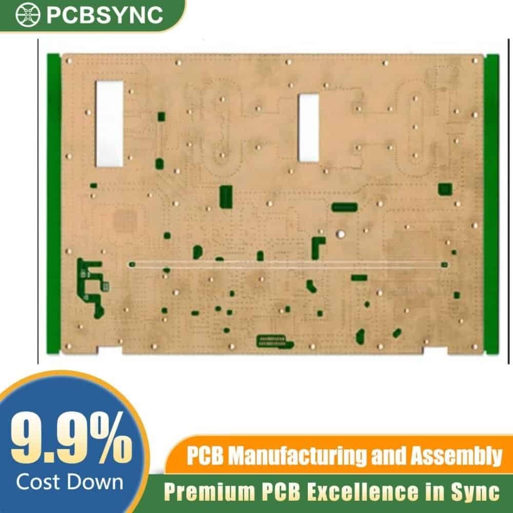 RO4350B 1.0mm 12oz Immersion Gold 4-Layer WiFi 6E Router Board RO4350B 1.0mm 12oz Immersion Gold 4-Layer WiFi 6E Router Board