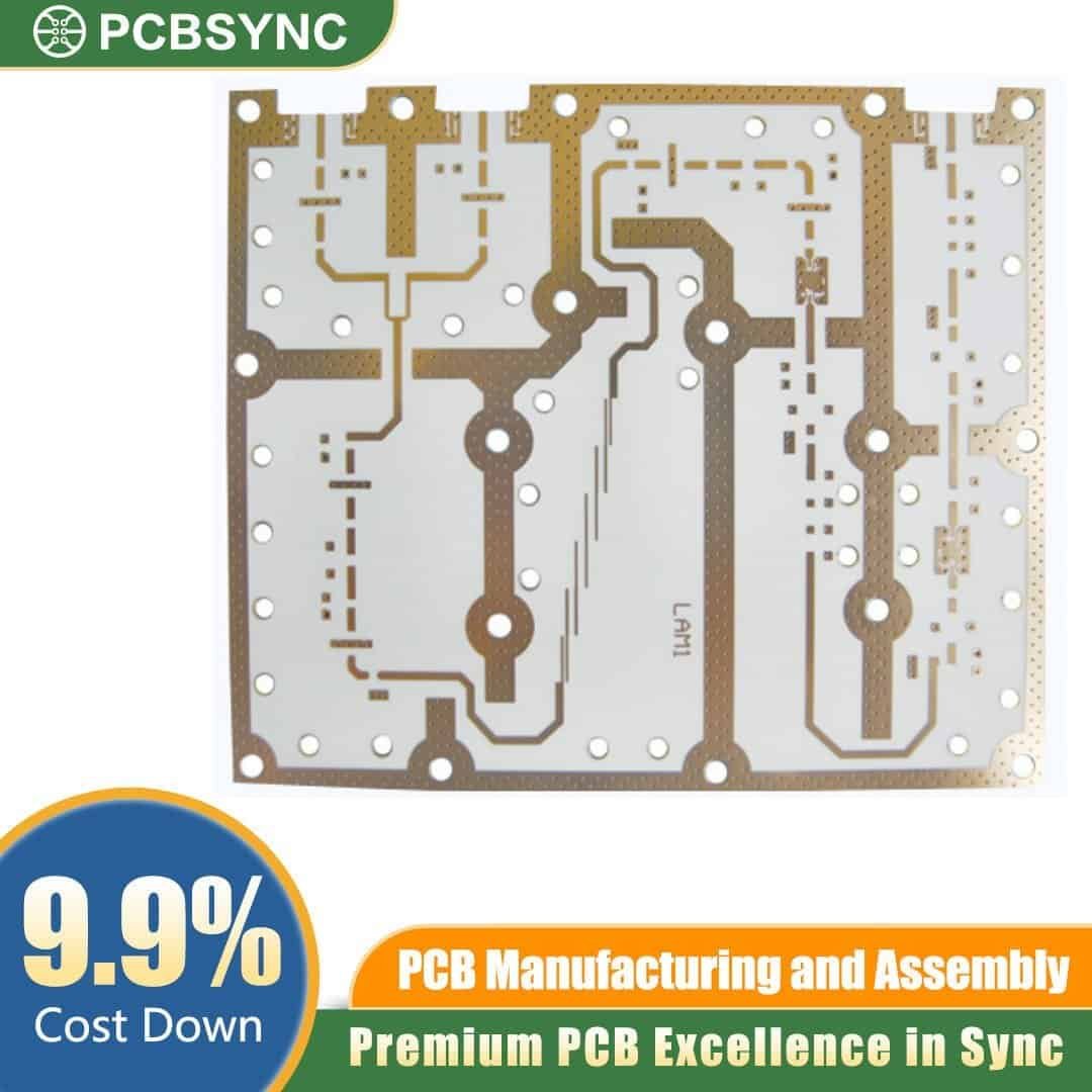 RO4350B 1.6mm 2oz ENIG 12-Layer Medical Anesthesia Machine Control PCB