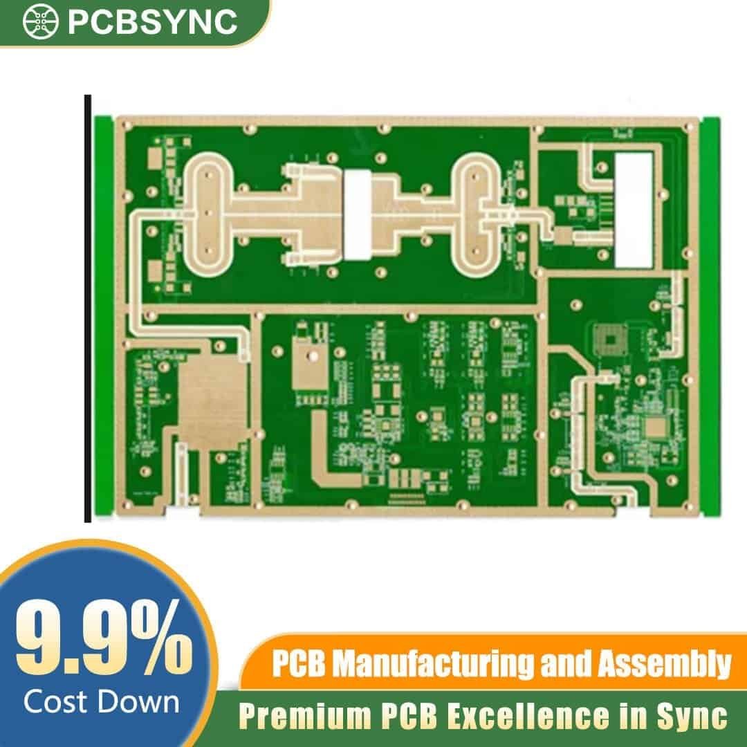 RO4350B 1.8mm 1oz ENIG 6-Layer Medical Endoscopy Imaging System PCB