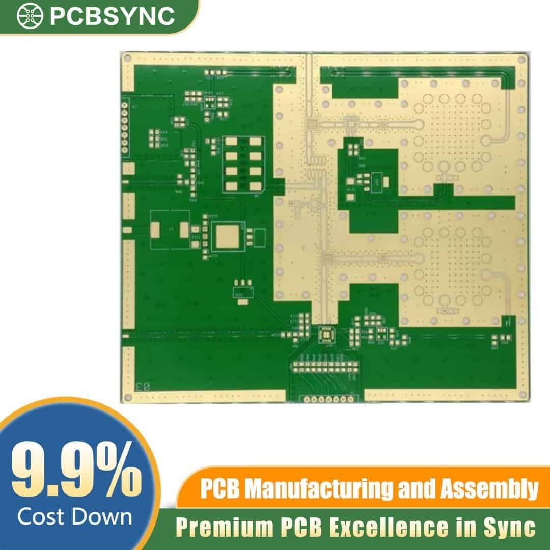 RO4350B 2.4mm 2oz 3u Gold 20-Layer High-Density IoT Gateway Board
