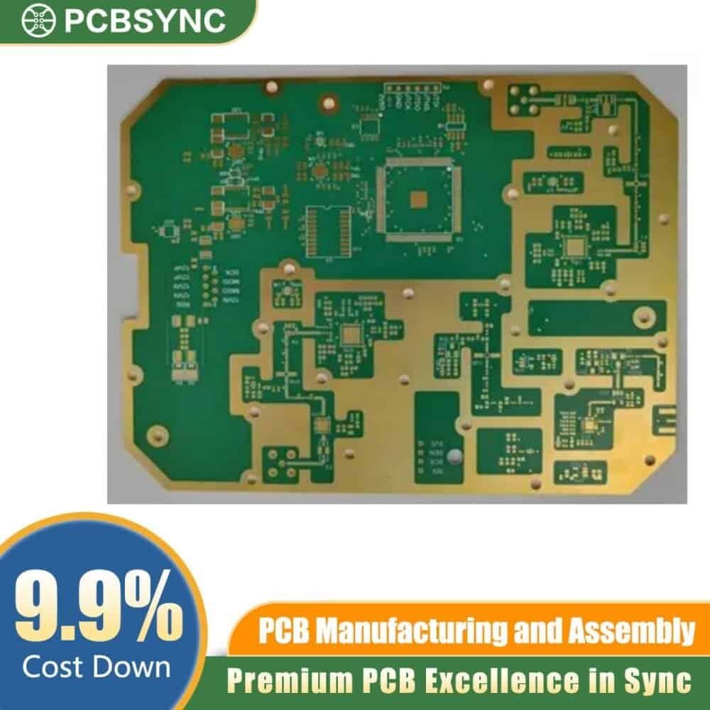 RO4360G2 0.8mm 1oz Immersion Gold 8-Layer Parking Assist Radar Board RO4360G2 1.5mm 2oz Immersion Silver 12-Layer Automated Parking System PCB