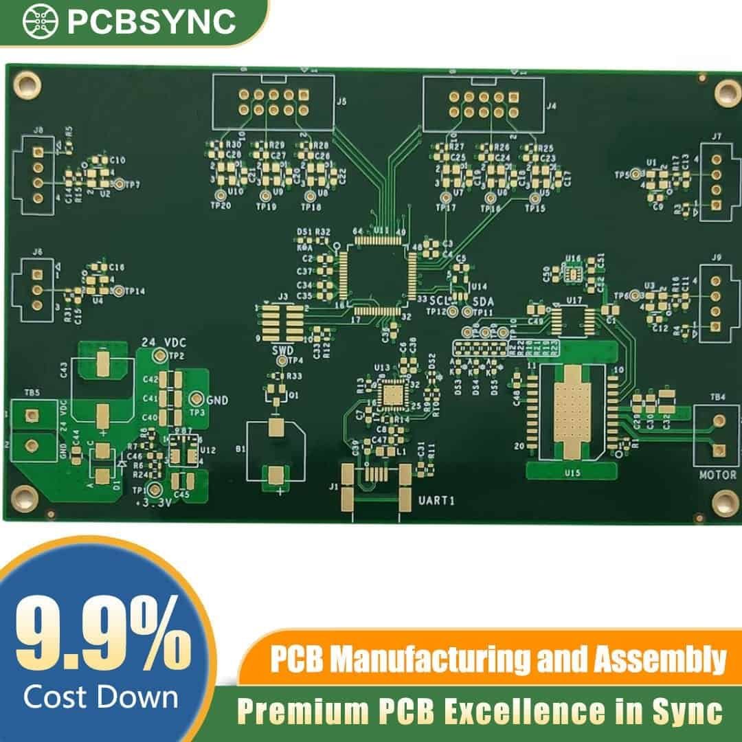 RO4360G2 1.6mm 2oz ENIG 4-Layer Automotive Collision Avoidance Radar PCB