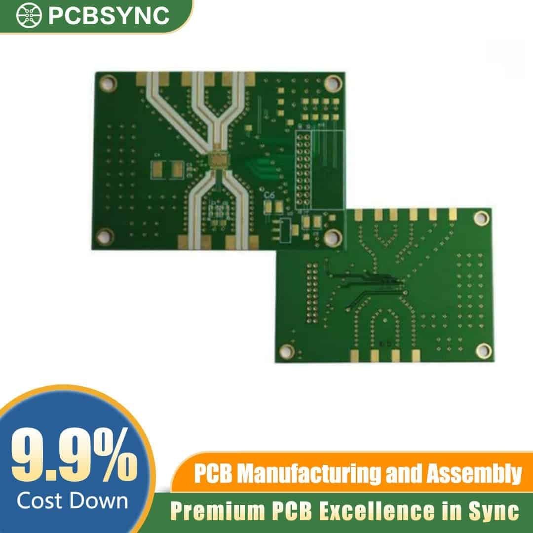 RO4500 0.5mm 12oz ENIG 8-Layer Factory Floor Wireless Sensor PCB
