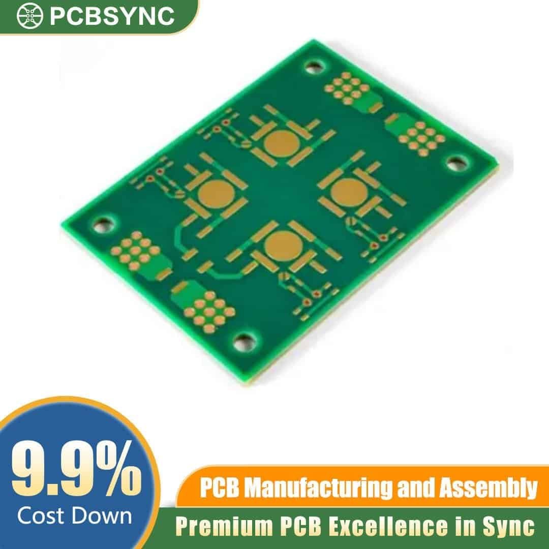RO4500 2.0mm 2oz Hard Gold 14-Layer Complex RF System PCB