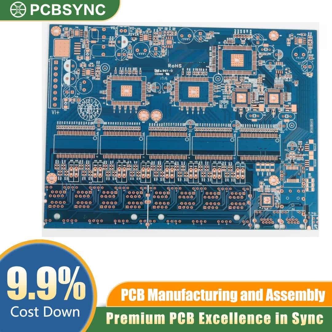 RO4500 2.4mm 3oz ENIG 14-Layer Industrial IoT Gateway Board