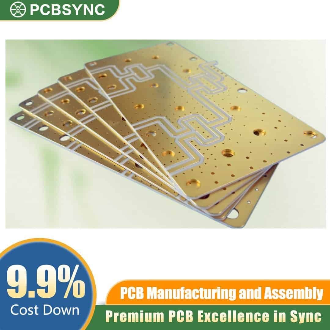 RO4700 0.5mm 1oz Hard Gold 6-Layer Ultra-Wideband Positioning Tag PCB