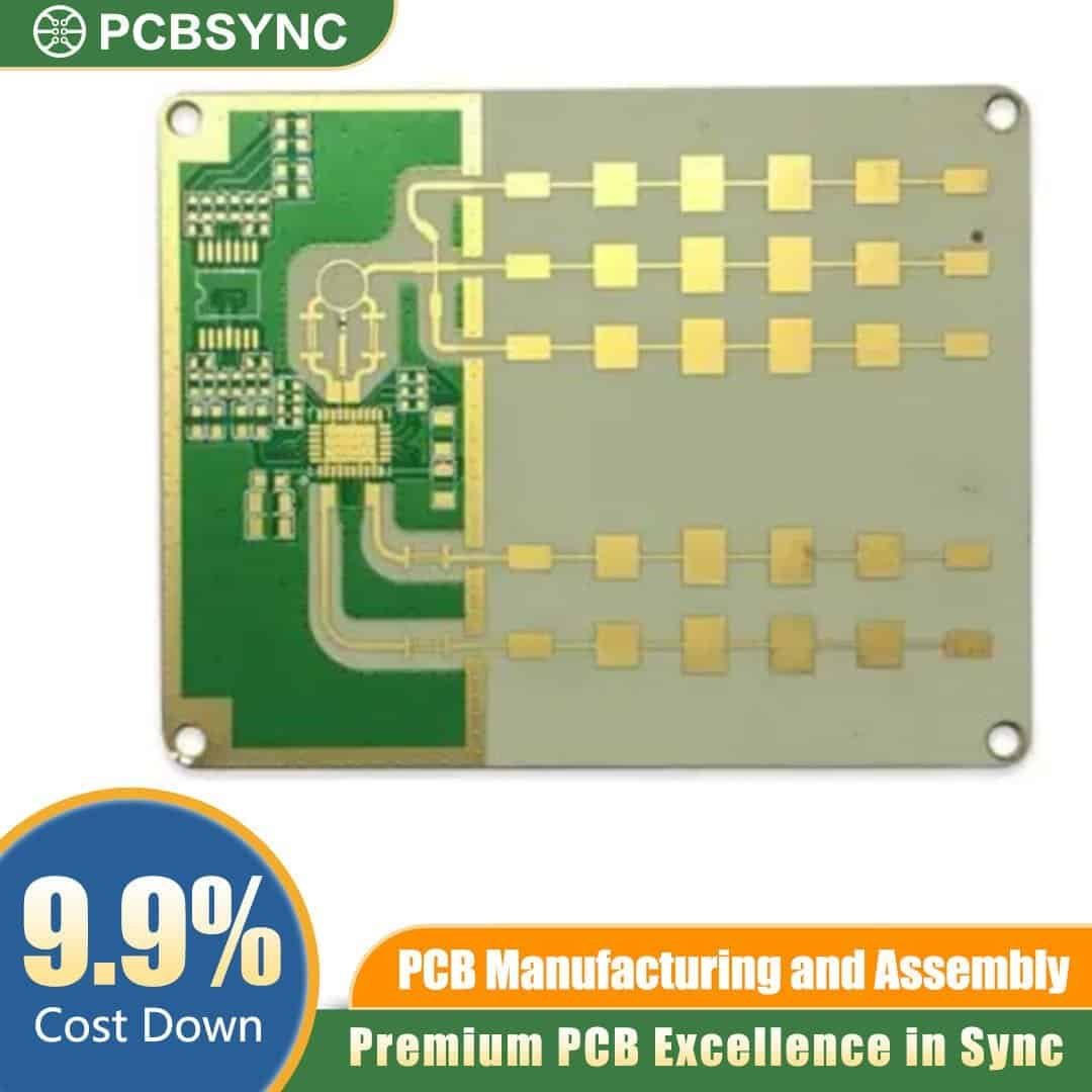 RO4700 0.8mm 1oz Immersion Silver 4-Layer 5G mmWave Beamforming PCB