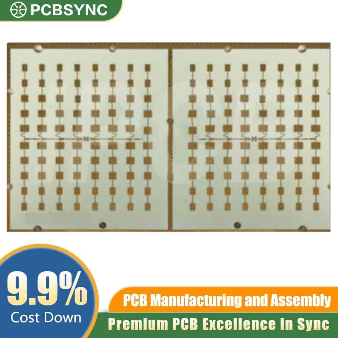 RO4700 1.2mm 1oz Immersion Silver 10-Layer Medical Ventilator Monitoring PCB