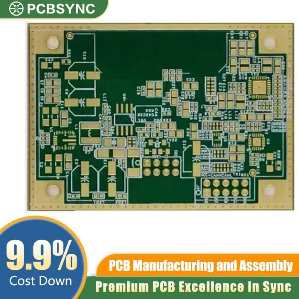 RO4700 1.5mm 1oz 10u Gold 8-Layer Military Tactical Radio PCB RO4700 1.5mm 1oz 10u Gold 8-Layer Military Tactical Radio PCB