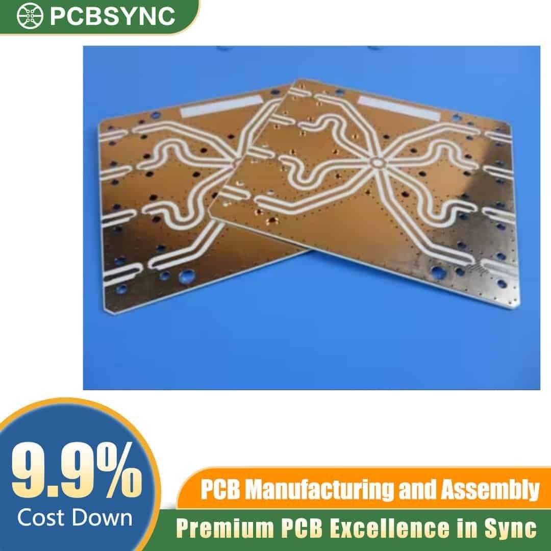 RO4700 2.4mm 2oz Hard Gold 16-Layer Smart Grid Communication PCB