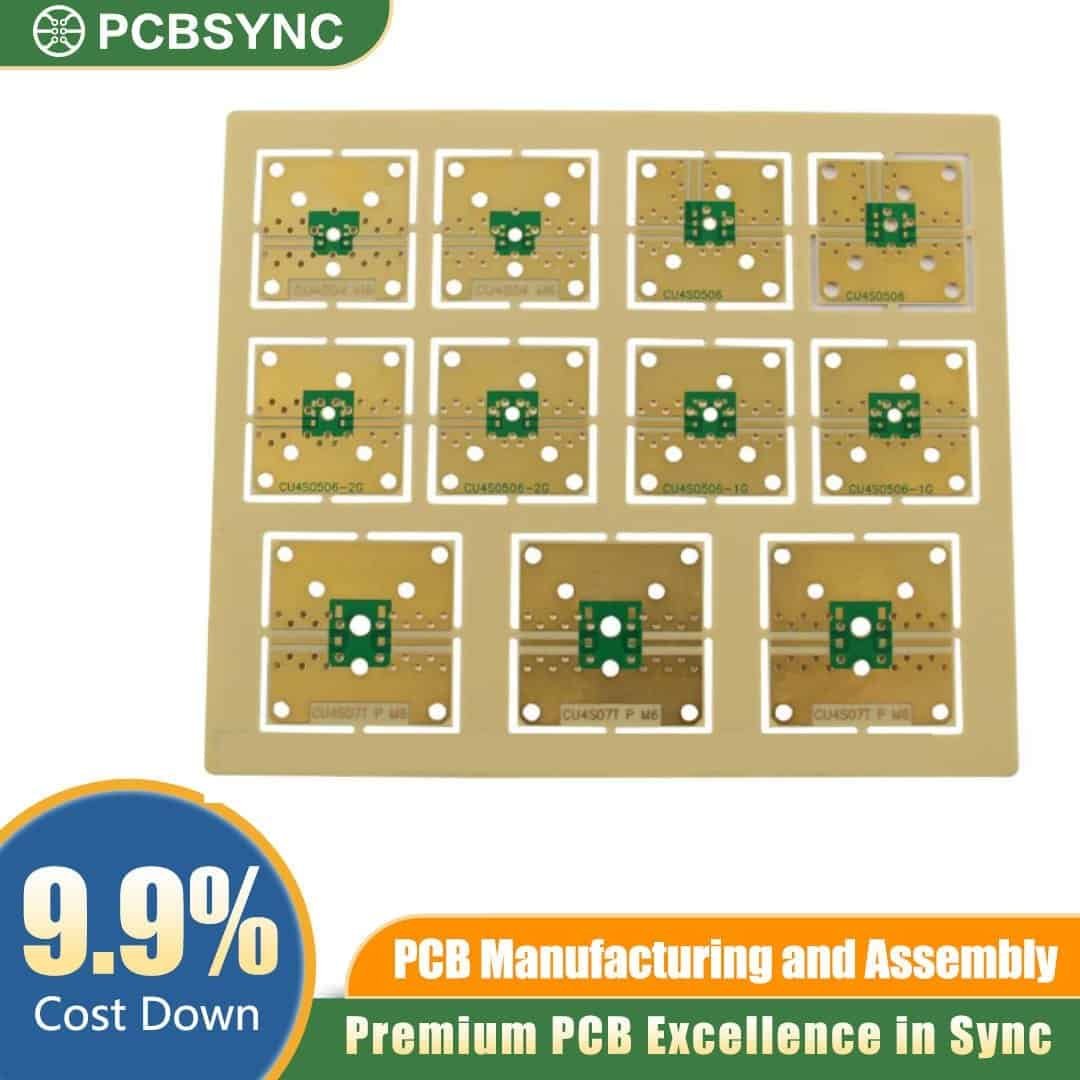 RO4830 0.5mm 12oz Immersion Silver 6-Layer Implantable Neurostimulator PCB