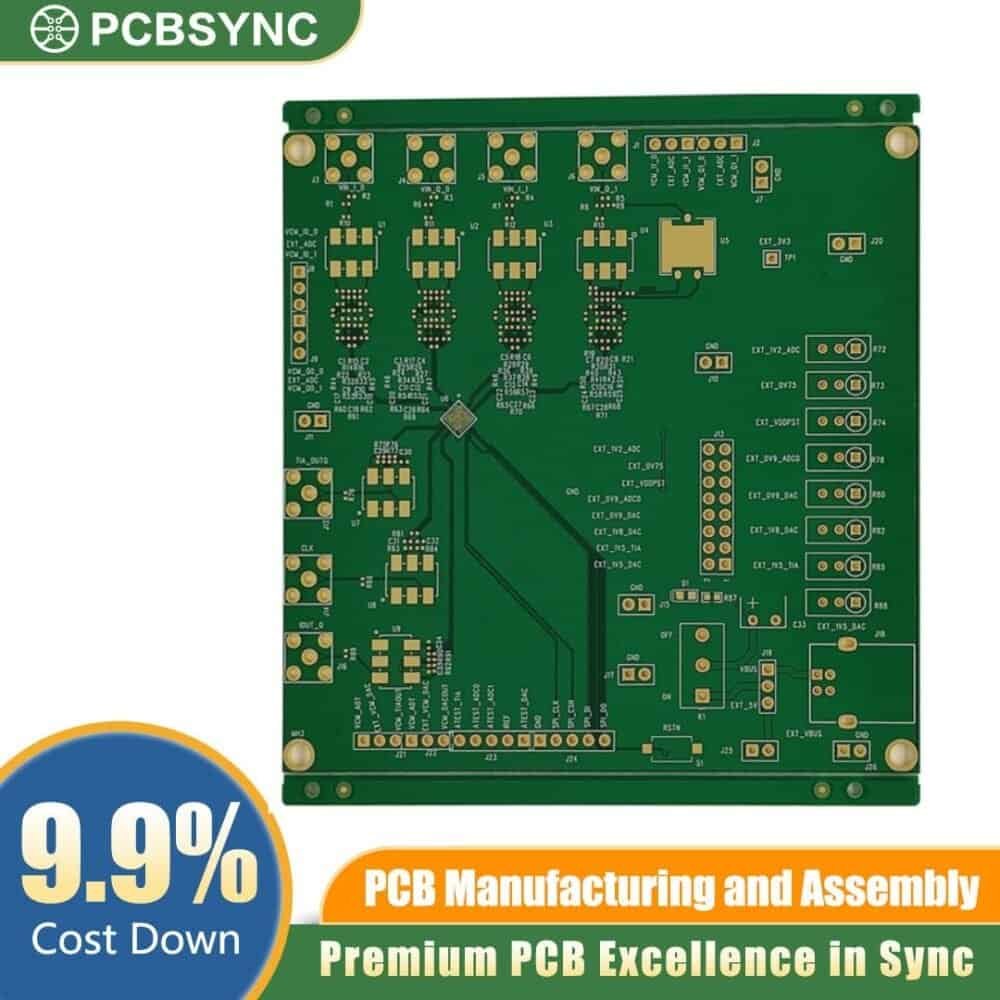 RO4830 1.2mm 1oz 3u Gold 6-Layer Industrial RF Remote Control Board Elevate your industrial communication infrastructure with the RO4830 6-Layer Industrial RF Remote Control Board, engineered for high-frequency precision and uncompromising durability. This advanced PCB is specifically designed for mission-critical remote control systems, cellular infrastructure, and millimeter-wave (mmWave) applications where signal integrity and thermal stability are non-negotiable.Engineering Excellence with Rogers RO4830™The core of this board features the Rogers RO4830™ thermoset laminate, a material specifically optimized for high-volume automotive radar and industrial RF applications. By utilizing this specialized glass-reinforced hydrocarbon ceramic, the board achieves a low dielectric constant ($Dk$) of 3.2 at 77 GHz, ensuring consistent electrical performance across a wide frequency spectrum.Advanced Multi-Layer ArchitectureThis 6-layer configuration provides a sophisticated stack-up designed to minimize electromagnetic interference (EMI) and crosstalk. With a precise 1.2mm finished thickness, the board offers the perfect balance between mechanical rigidity and space-saving integration. The 6-layer design allows for dedicated ground and power planes, facilitating superior impedance control—a vital requirement for RF remote control systems operating in noisy industrial environments.Premium Surface Finish and Copper Weight3u" Hard Gold (ENIG) Finish: The board features a 3-micro-inch Electroless Nickel Immersion Gold (ENIG) finish. This premium plating provides an exceptionally flat surface for fine-pitch SMT components and offers superior oxidation resistance, ensuring long-term solderability and reliable contact points for connectors.1oz Copper Weight: Standardized 1oz (35μm) copper provides optimal current-carrying capacity and thermal dissipation without compromising the precision of fine-trace etching required for RF circuits.Key Technical SpecificationsFeatureSpecificationBase MaterialRogers RO4830 (High-Frequency Laminate)Layer Count6-LayersBoard Thickness1.2mmCopper Weight1oz (35μm) FinishedSurface Finish3u" Gold (ENIG)ApplicationIndustrial RF, Remote Control, Radar SystemsWhy Choose the PCBSync RO4830 Series?In industrial RF design, the margin for error is razor-thin. Standard FR-4 materials often fail at higher frequencies due to rising dissipation factors and inconsistent dielectric constants. The RO4830 solves these challenges by offering:Low Insertion Loss: Maximizes signal strength and extends the range of remote control units.Excellent Dimensional Stability: Critical for multi-layer registration and maintaining tight tolerances during manufacturing.Lead-Free Process Compatibility: Fully compliant with modern environmental standards and high-temperature soldering cycles.ApplicationsThis board is the ideal solution for Tier-1 industrial applications, including:Industrial IoT (IIoT): Long-range sensor networks and automated control systems.RF Remote Controllers: High-precision telemetry for heavy machinery and robotics.Automotive Radar: 76-81 GHz radar sensors.Smart Infrastructure: Point-to-point wireless backhaul and 5G small cell modules.Optimize your RF signal chain today with the PCBSync RO4830 6-Layer RF Board—where precision engineering meets industrial-grade reliability.