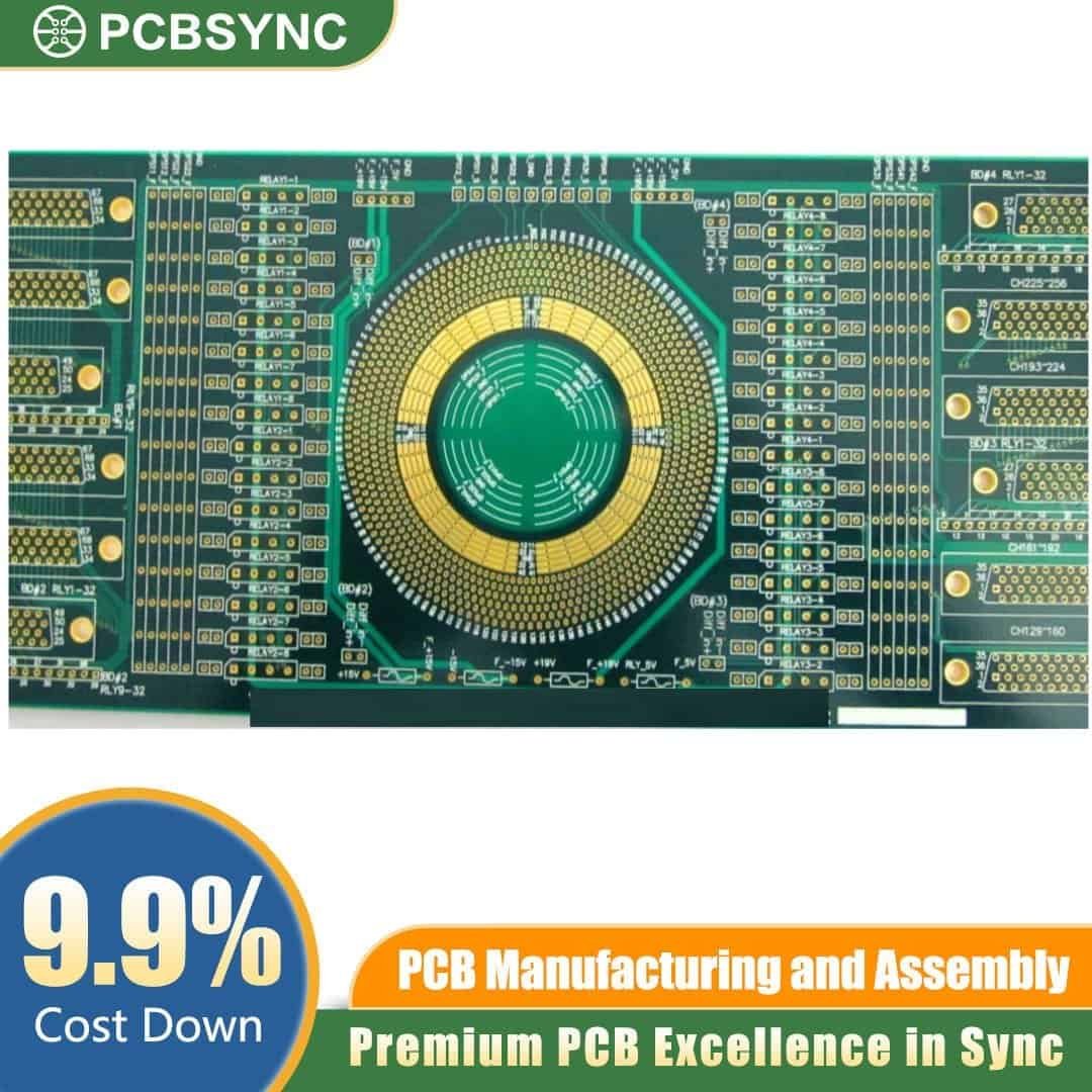 RO4830 1.5mm 2oz Hard Gold 10-Layer High-Power Transmitter Board