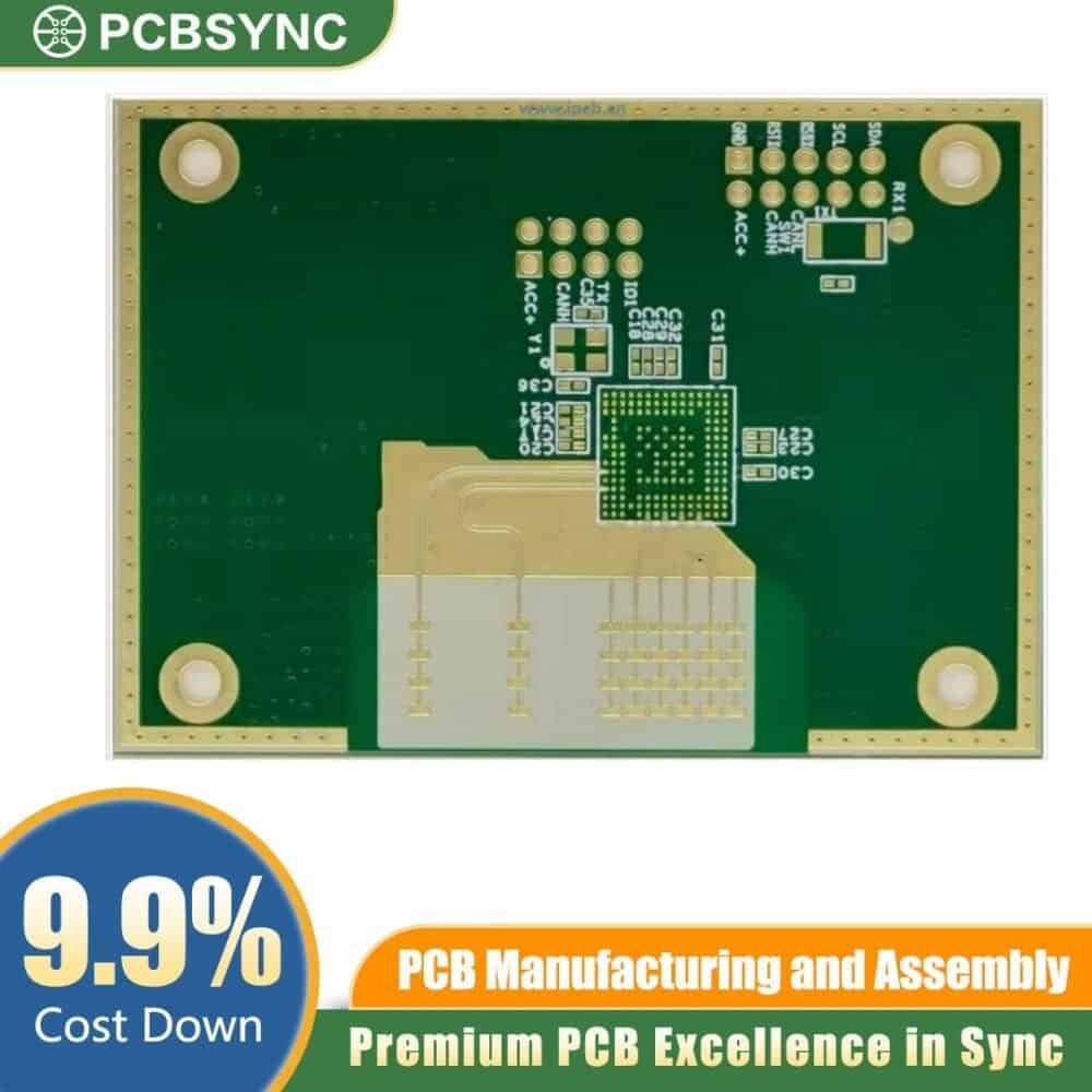 RO4835 1.0mm 2oz ENIG 10-Layer Satellite Navigation Receiver PCB RO4835 1.0mm 2oz ENIG 10-Layer Satellite Navigation Receiver PCB