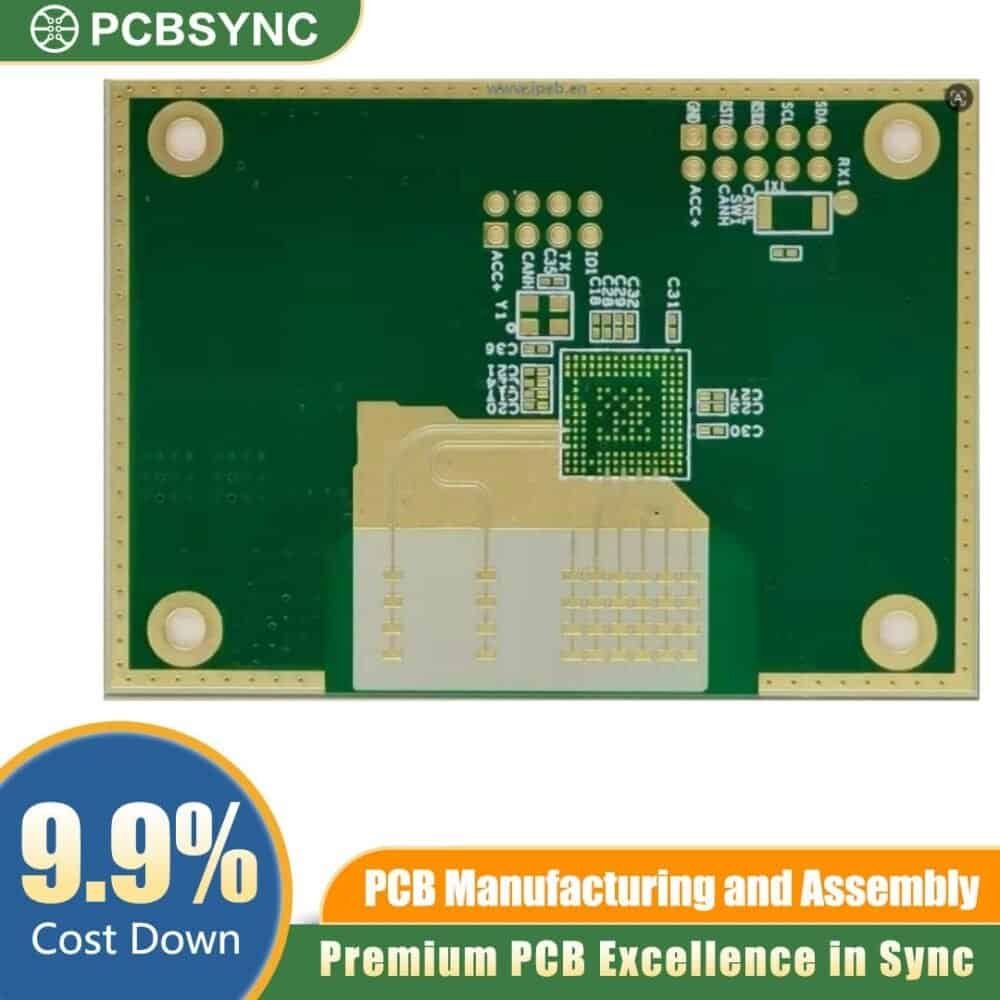 RO4835IND 0.6mm 1oz Immersion Gold 2-Layer Predictive Maintenance Sensor Board RO4835IND 0.6mm 1oz Immersion Gold 2-Layer Predictive Maintenance Sensor Board