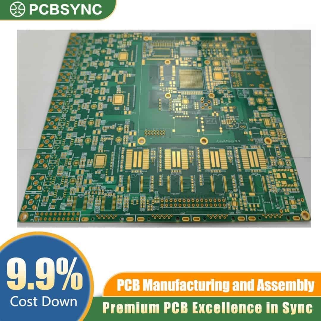 RO4835IND 2.4mm 2oz Immersion Silver 2-Layer Process Monitoring RF PCB