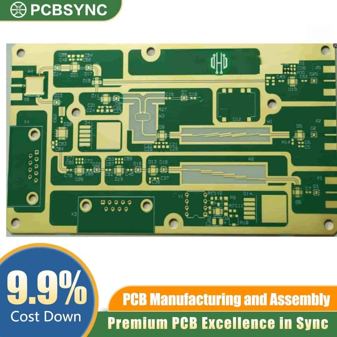 RO4835IND LoPro 1.2mm 1oz ENIG 2-Layer Process Control Sensor PCB