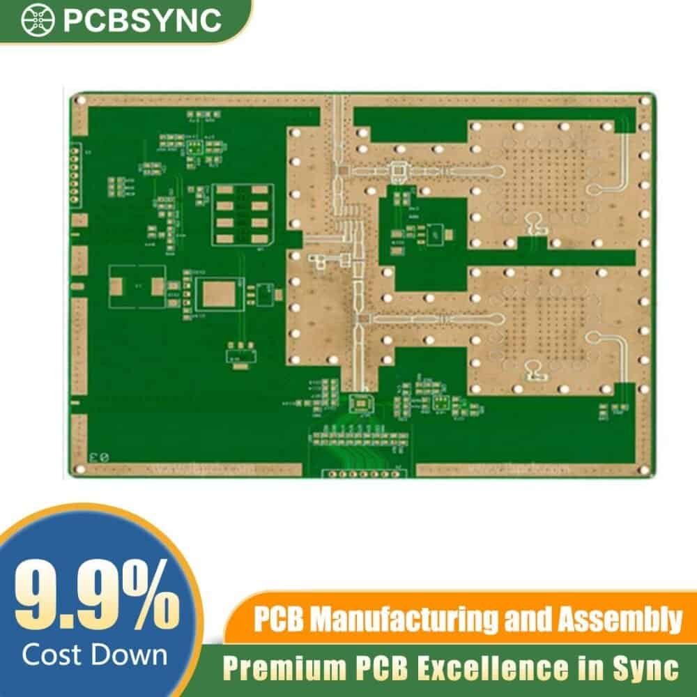 RT duroid 5870 1.0mm 2oz Immersion Gold 10-Layer Airborne Weather Radar Board RT duroid 5870 1.0mm 2oz Immersion Gold 10-Layer Airborne Weather Radar Board