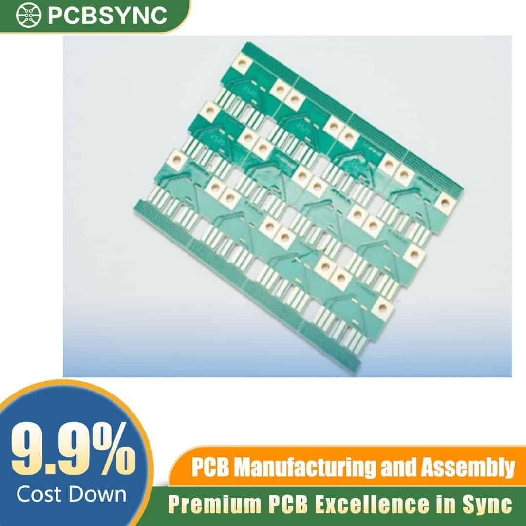 RT duroid 5870 1.6mm 3oz 100u Gold Plating 2-Layer High-Reliability RF Board