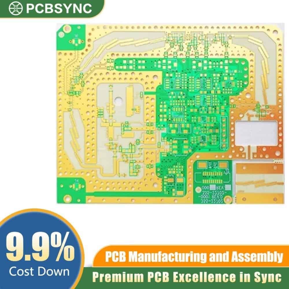 RT duroid 5880 0.8mm 12oz Hard Gold 8-Layer Medical Radar Vital Signs Monitor PCB RT duroid 5880 0.8mm 12oz Hard Gold 8-Layer Medical Radar Vital Signs Monitor PCB