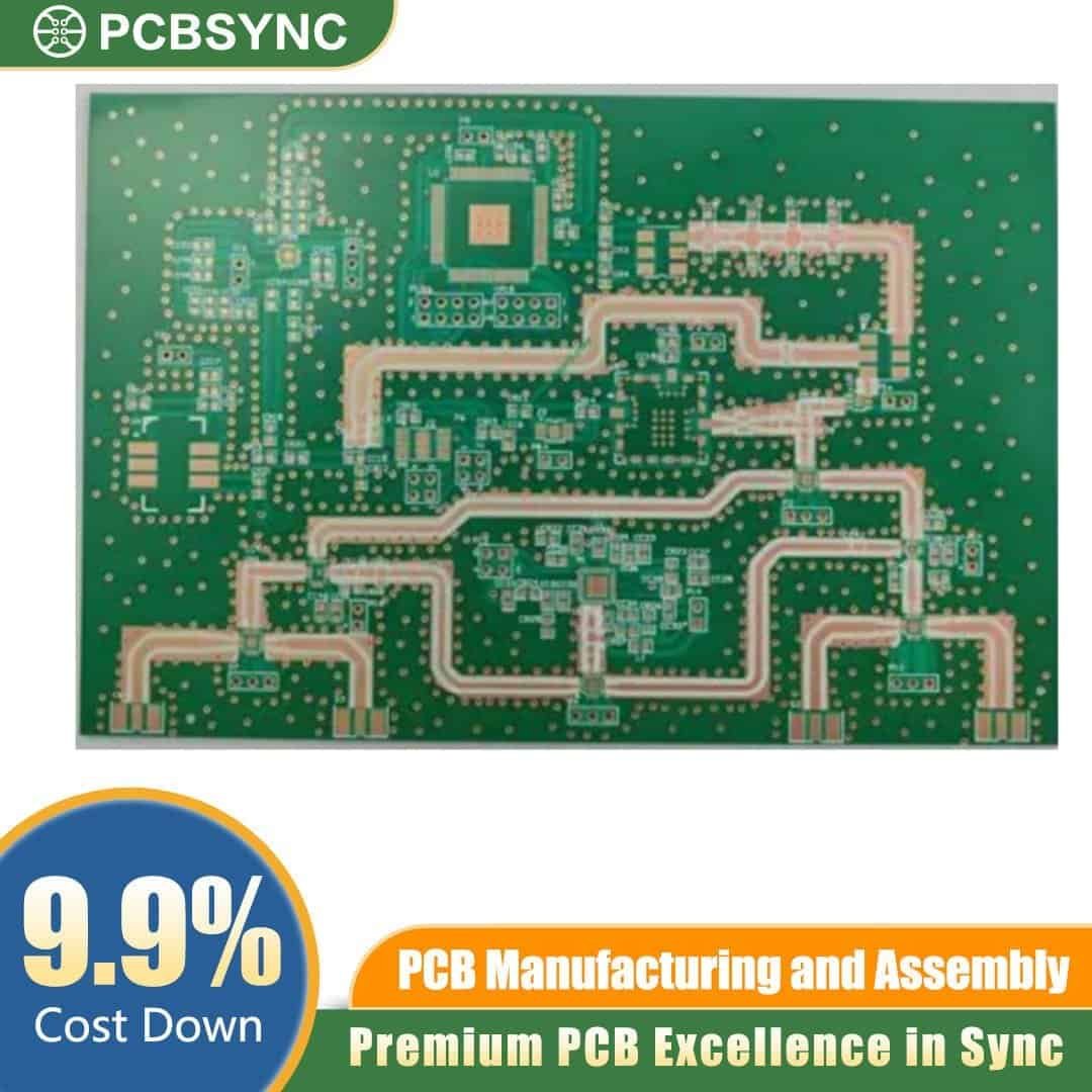 RT duroid 5880LZ 1.2mm 1oz ENIG 6-Layer Ultra-Stable RF Circuit