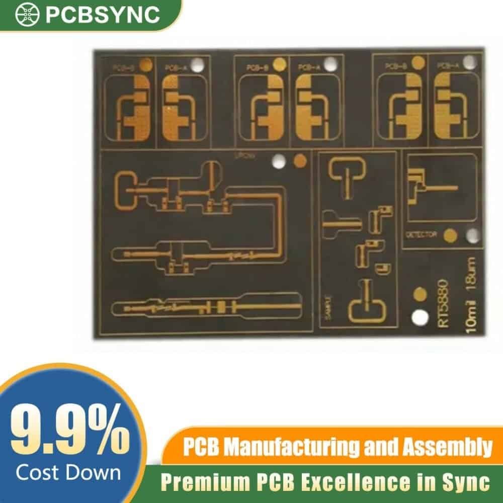 RT duroid 5880LZ 2.0mm 3oz ENIG 14-Layer Space-Grade Communication Board RT duroid 5880LZ 2.0mm 3oz ENIG 14-Layer Space-Grade Communication Board