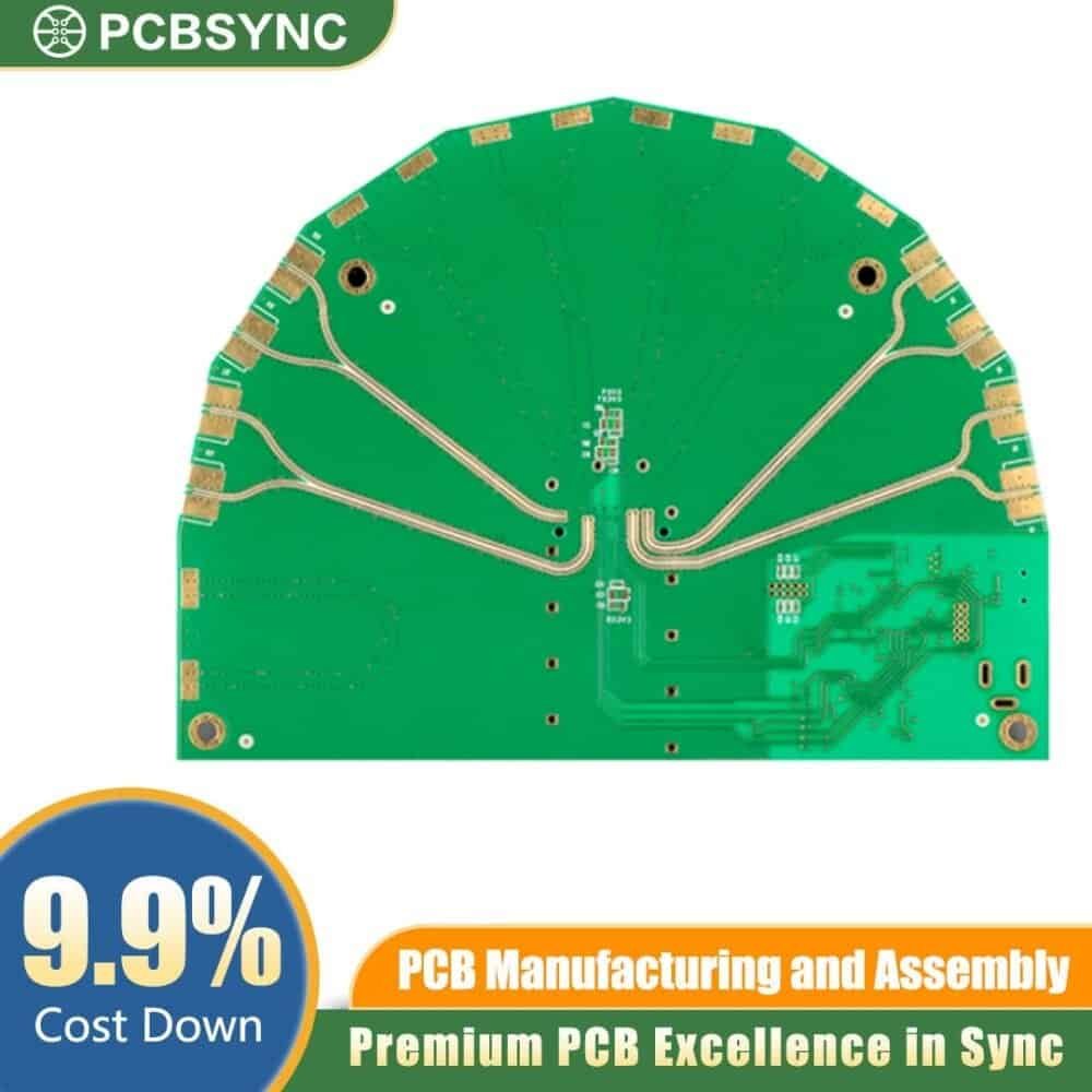 RT duroid 5880LZ 2.4mm 3oz Hard Gold 20-Layer Precision Medical Instrument PCB RT duroid 5880LZ 2.4mm 3oz Hard Gold 20-Layer Precision Medical Instrument PCB