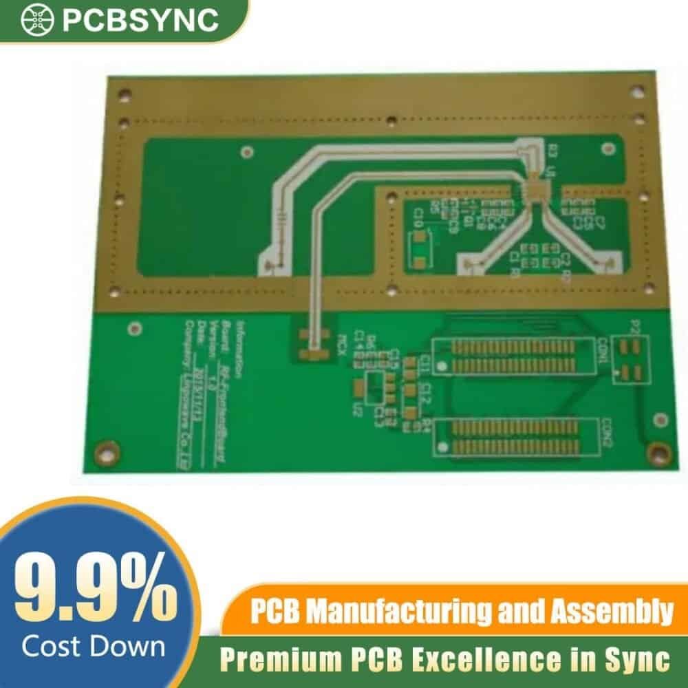 RT duroid 6202 1.8mm 1oz Immersion Gold 10-Layer Defense Radar Warning Receiver Board RT duroid 6202 1.8mm 1oz Immersion Gold 10-Layer Defense Radar Warning Receiver Board