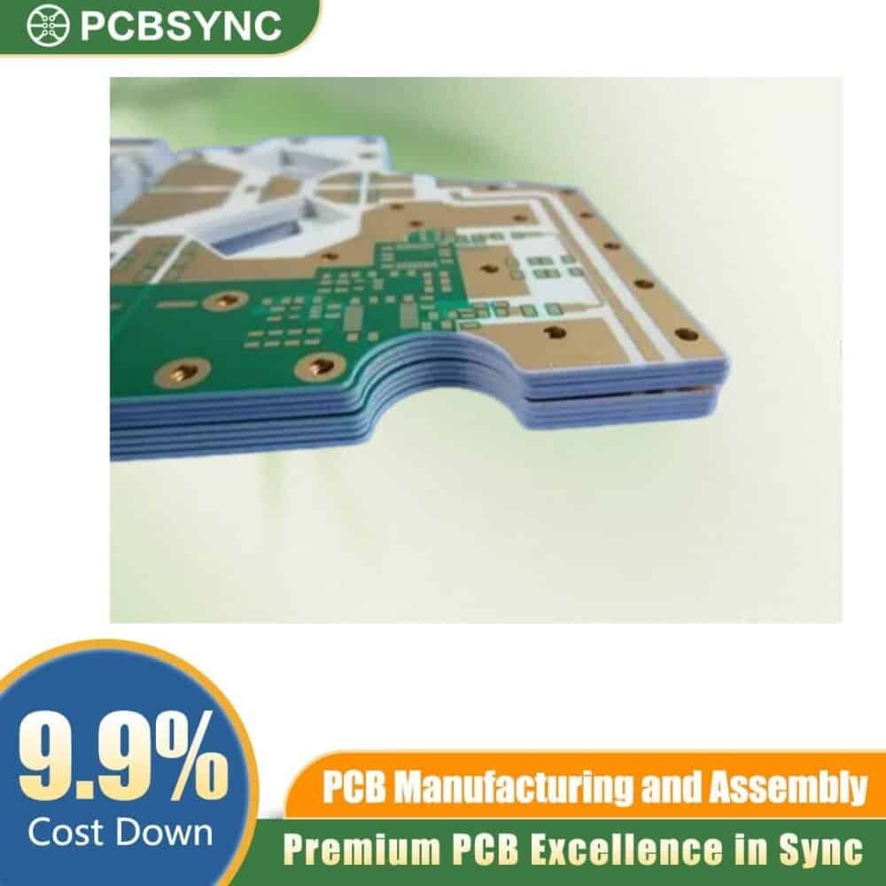 RT duroid 6202 2.0mm 3oz Immersion Gold 16-Layer Defense Electronic Support Measures Board RT duroid 6202 2.0mm 3oz Immersion Gold 16-Layer Defense Electronic Support Measures Board