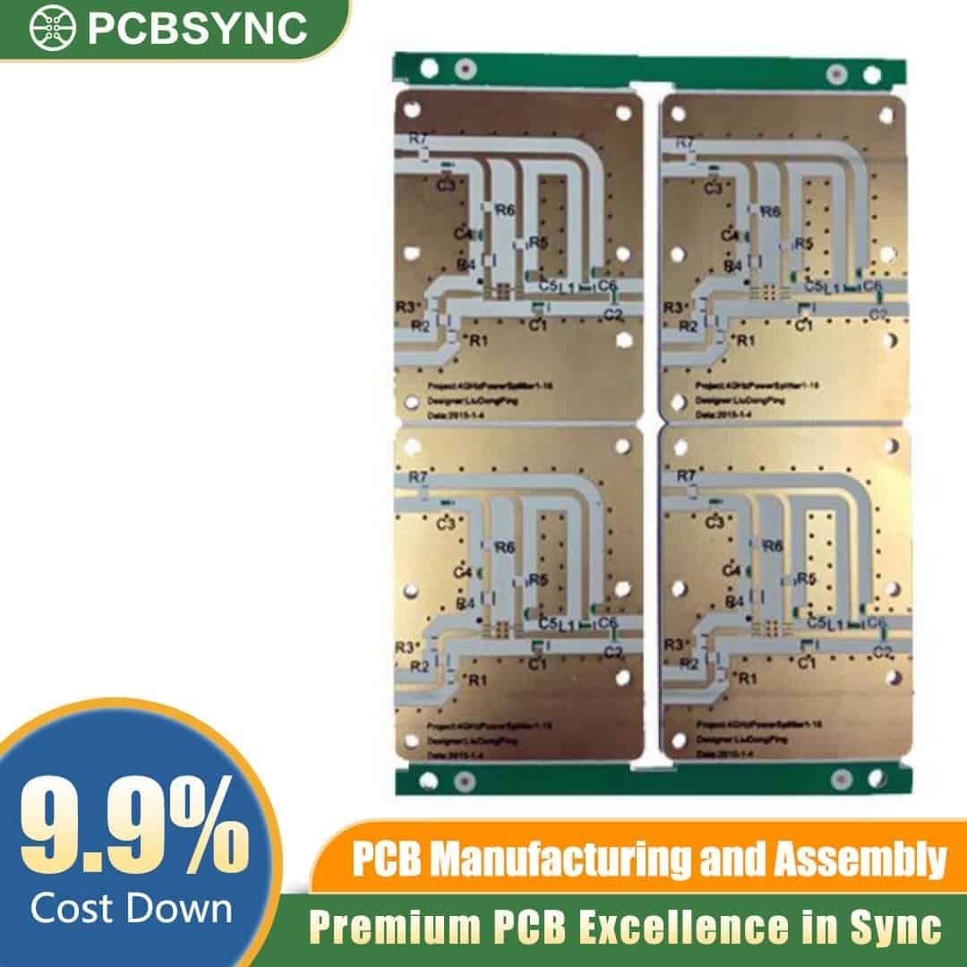 Taconic RF-45 4-Layer PCB Phased Array Antenna