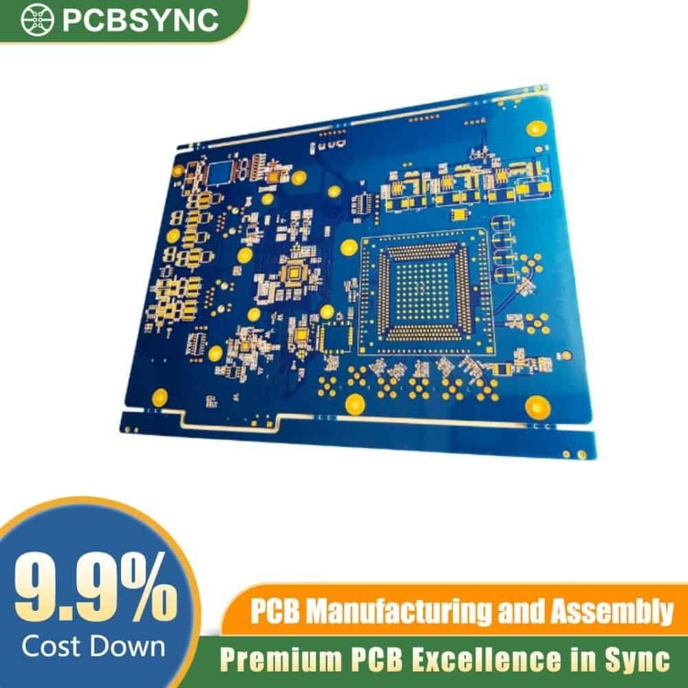 10-Layer HDI PCB – Microvia High-Speed Multilayer Board 10-Layer HDI PCB – Microvia High-Speed Multilayer Board