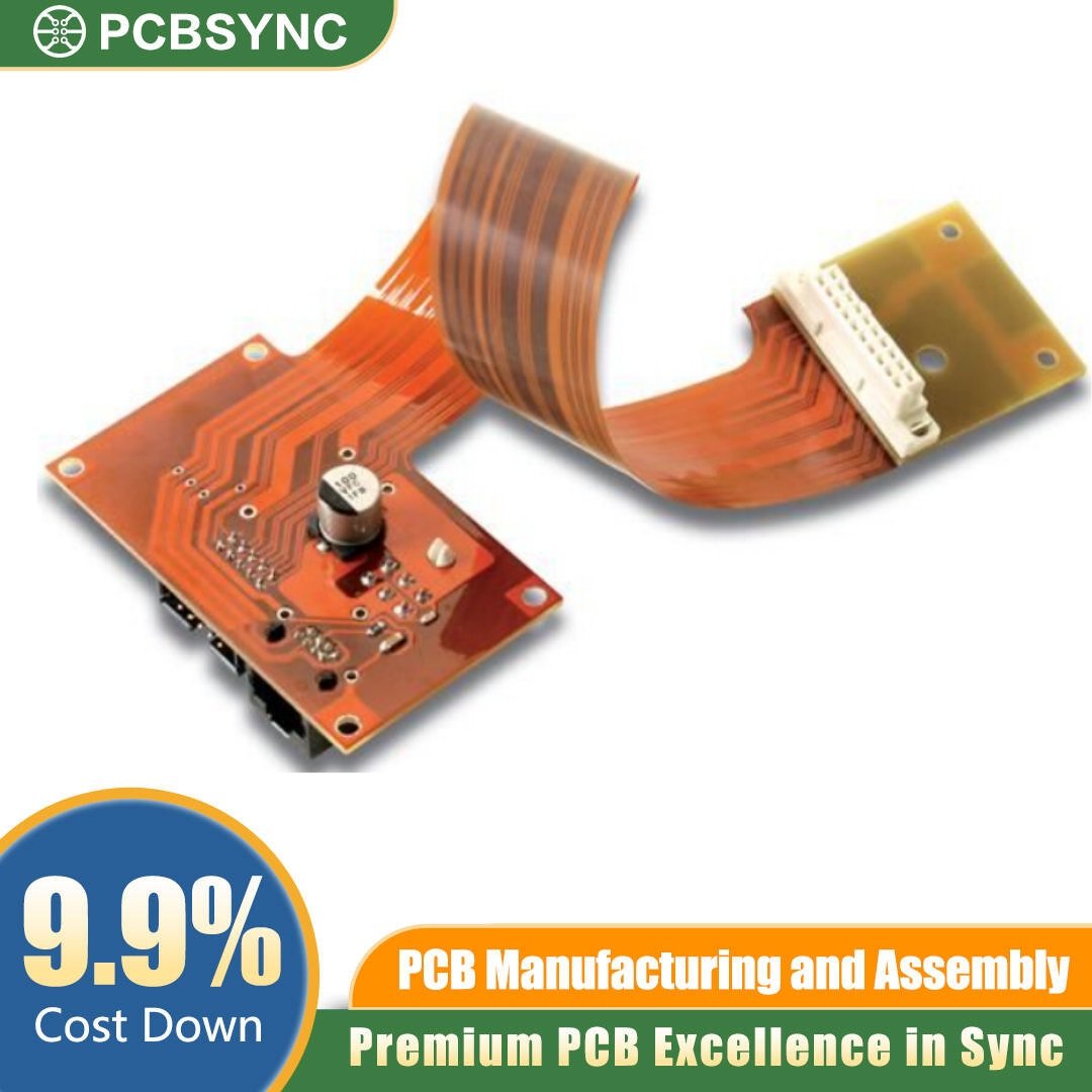 1L Flex PCB PCB Assembly – SMT Components, Reflow Solder Process