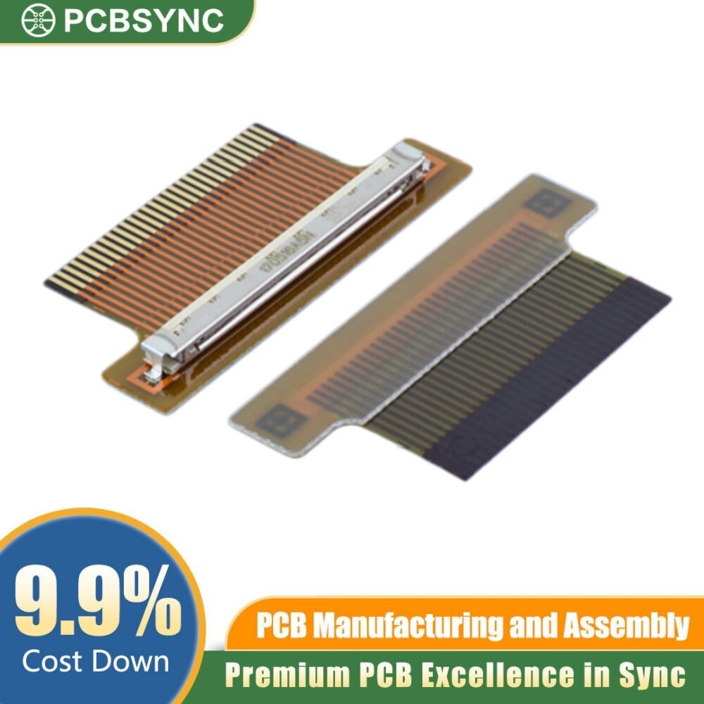 2 Layer FPC with ZIF Tail – 0.5mm Pitch, 20–60 Pin Connector Tab 2 Layer FPC with ZIF Tail – 0.5mm Pitch, 20–60 Pin Connector Tab