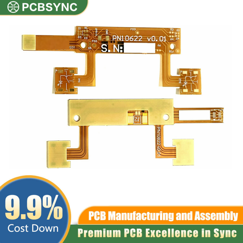4 Layer Flex PCB – Multilayer Polyimide Stack-Up, ENIG Surface Finish 4 Layer Flex PCB – Multilayer Polyimide Stack-Up, ENIG Surface Finish