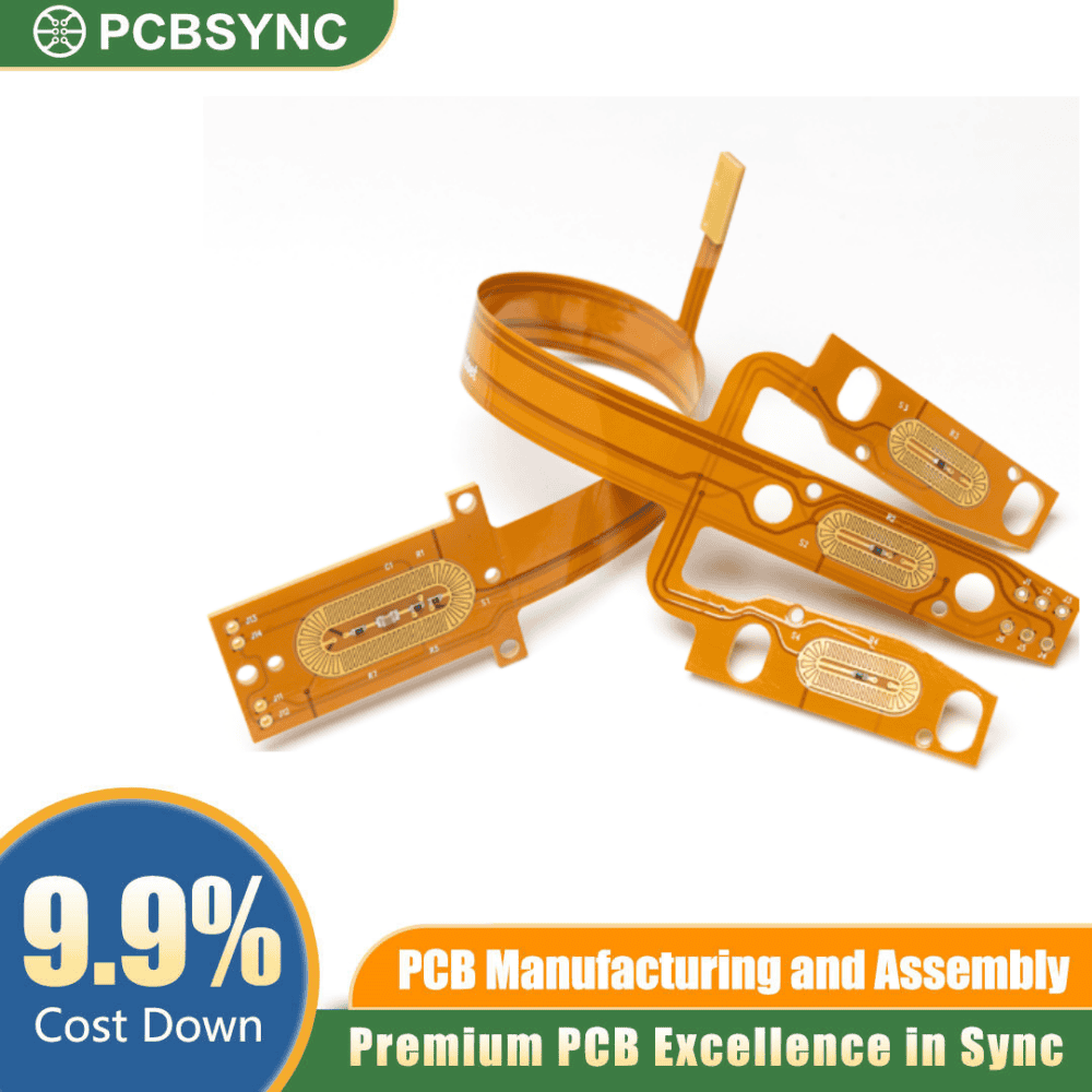 Adhesiveless Flex PCB – Rolled Annealed RA Copper on PI, Dynamic Use Adhesiveless Flex PCB – Rolled Annealed RA Copper on PI, Dynamic Use