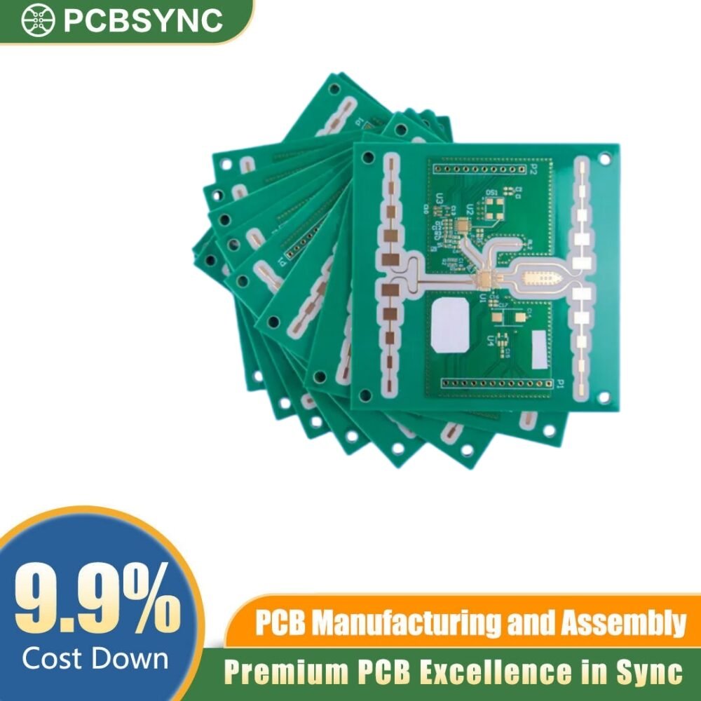 Arlon 8-Layer PCB CLTE-XT DK 2.94 Aerospace RF Backplane Board Arlon 8-Layer PCB CLTE-XT DK 2.94 Aerospace RF Backplane Board