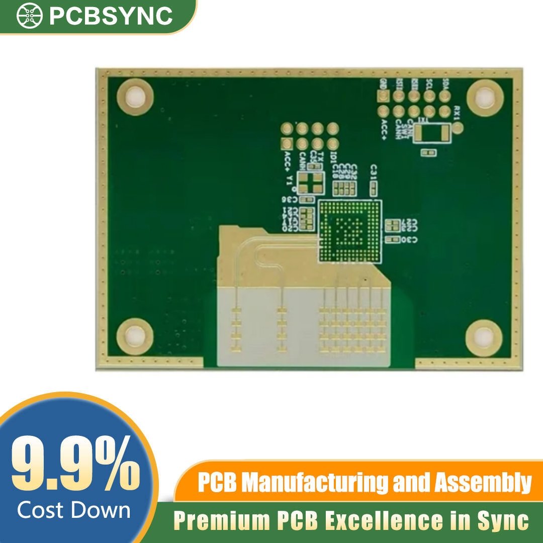 Automotive Radar HDI PCB – 77GHz Low-Loss Board