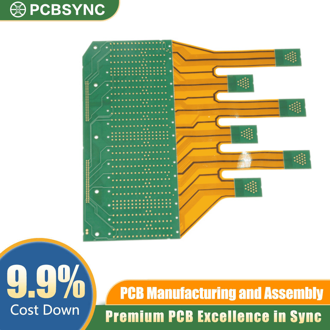Flex-Rigid PCB Board – 2L Rigid + 2L Flex Combination, ENIG Finish