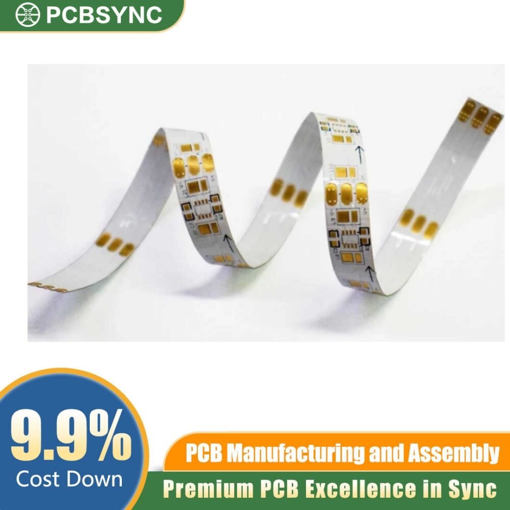 Single Layer FPC with PI Stiffener – 0.1mm Reinforcement, SMT Ready Single Layer FPC with PI Stiffener – 0.1mm Reinforcement, SMT Ready