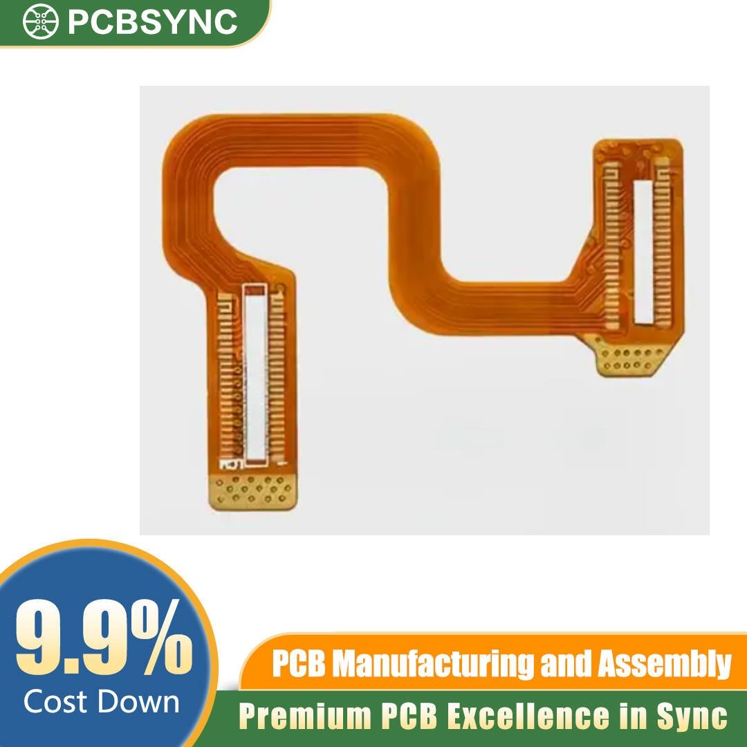 Single-Sided FPC Board – Ultra-Thin 0.05mm Kapton Film, Lead-Free HASL